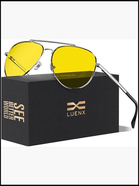 Other - Polarized Aviator Sunglasses with Metal Frames for Driving